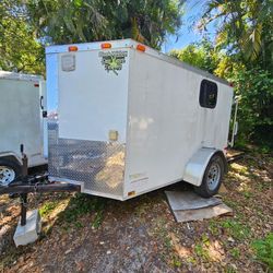 Trailer 5x8 "2021" Used, But Pulls Amazing 0 Leaks 5ft Hight Interior Clean Documentation In Hand ✋️ READ DESCRIPTION FIRST, LEA PRIMERO. 