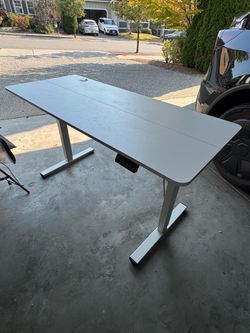 Furmax 55 inches Electric Height adjustable Standing Desk Home Office Desk