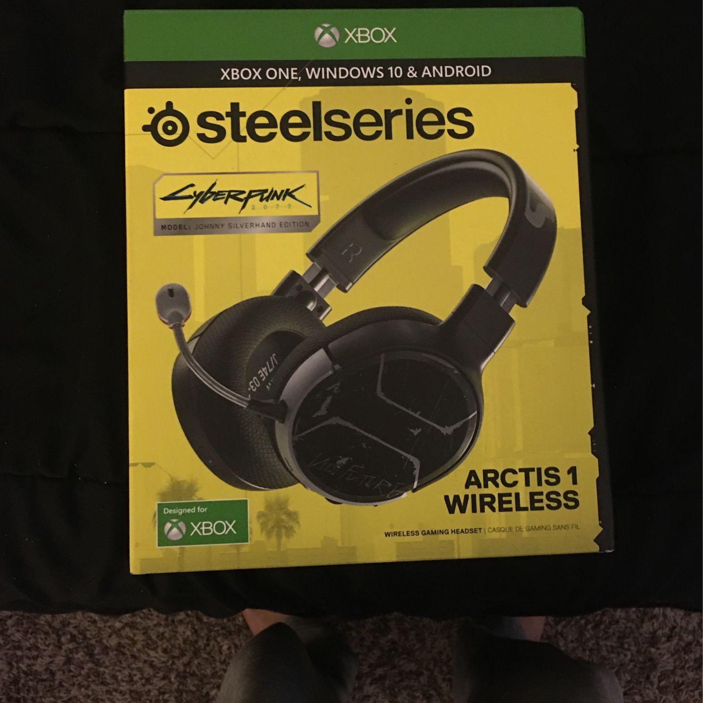 Steelseries Arctis 1 Limited Edition Cyberpunk 2077 Xbox One/series X Headset Johnny Silverhand Edition