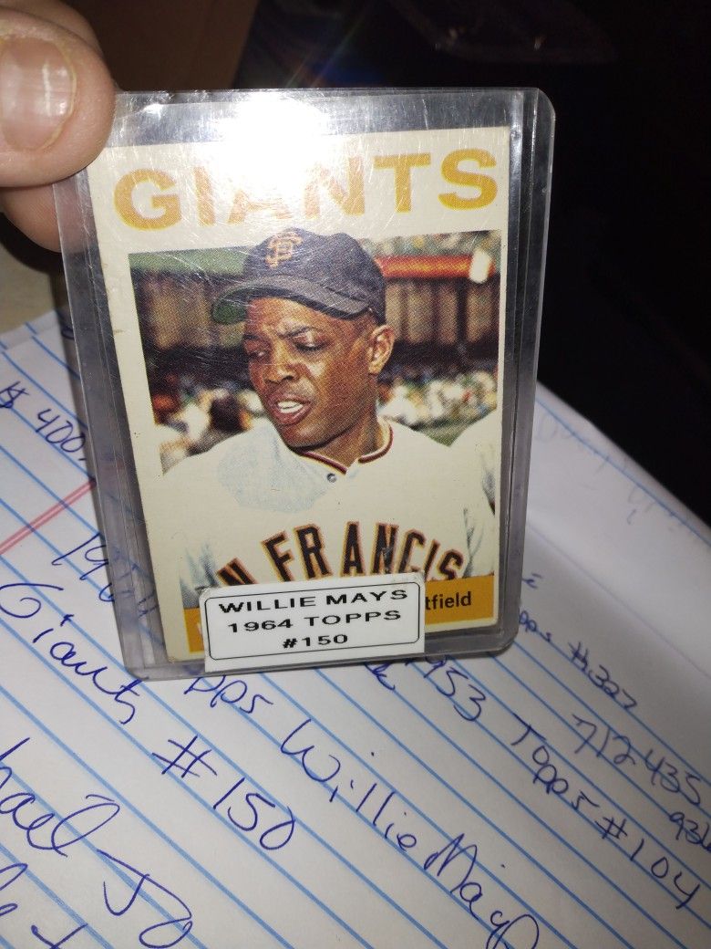 1964 Topps Willie Mays baseball card #150