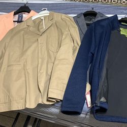 Lot Of Coats And Suits Some With Tag - Great Condition For Xl - XXl - Cash Local Purchase Only!