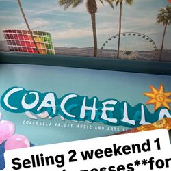 2 shuttle passes for Coachella 2026 weekend 1
