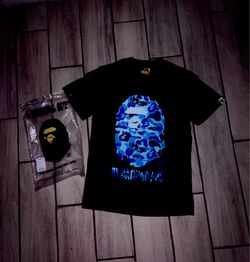 BAPE By Bathing Ape Black Camo Graphic Tee