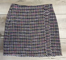 NWT Ann Taylor Women’s Colorful Tweed Skirt Size 6P