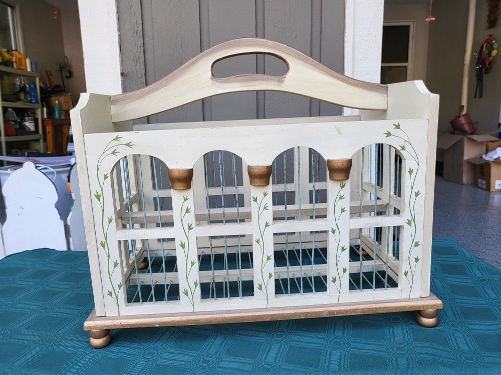 Wood Magazine Rack
