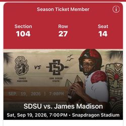 SDSU VS JAMES MADISON