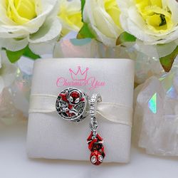 "2" Adorable Charms 925 silver for Pandora moments bracelet.