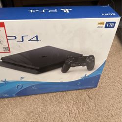 PS4 1 TB. 
