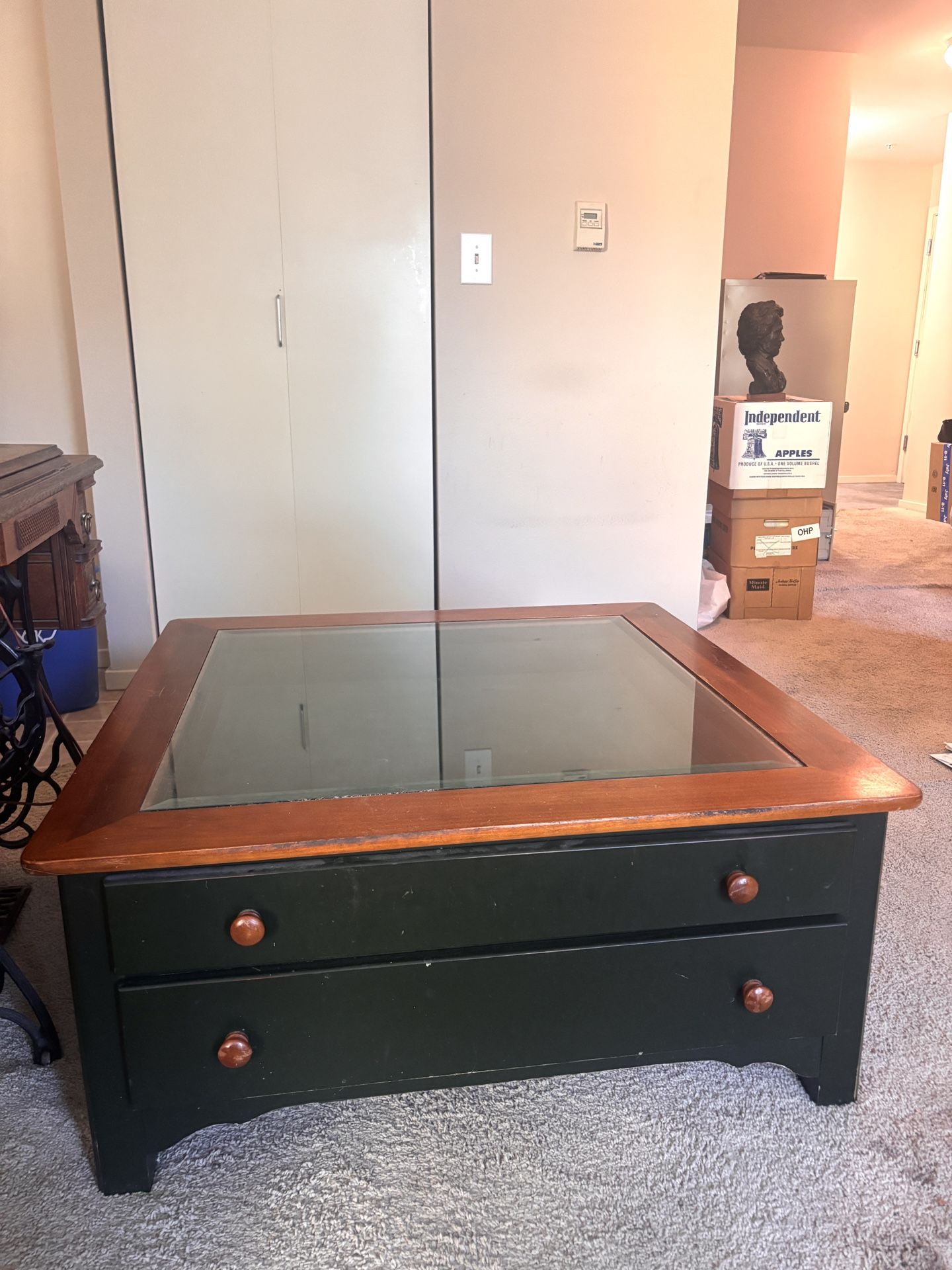 Glass Top Coffee Table