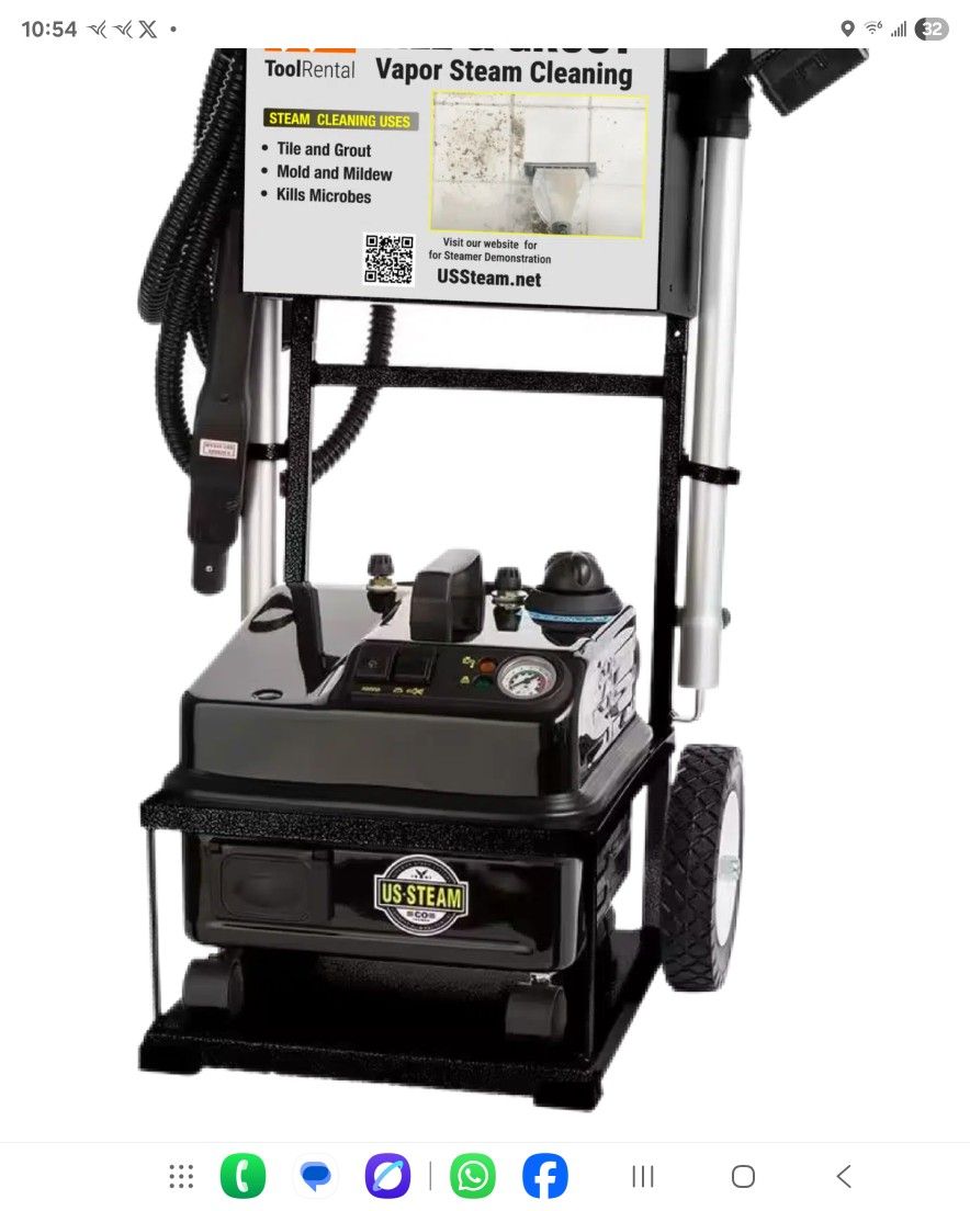 US STEAM Eagle Commercial Steam Cleaner