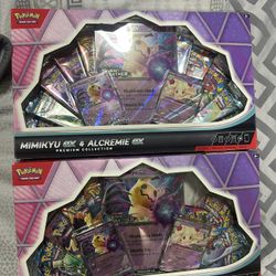 Pokemon TCG Mimikyu And Alcremie Premium Sealed
