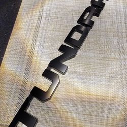 Toyota Tundra Emblem - Mate Black