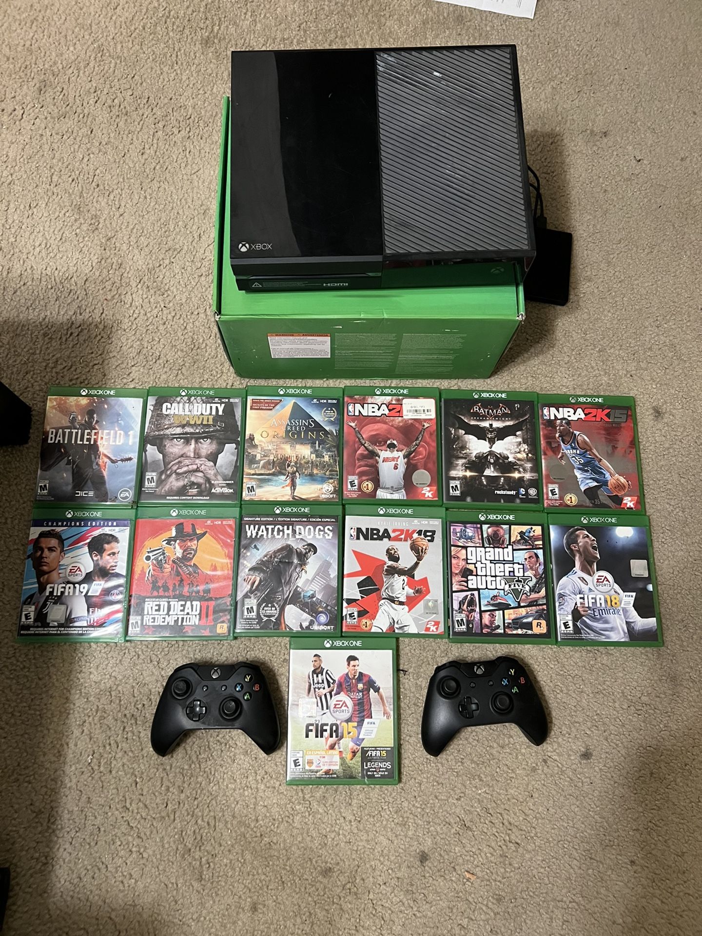 Xbox One With 15+ Games