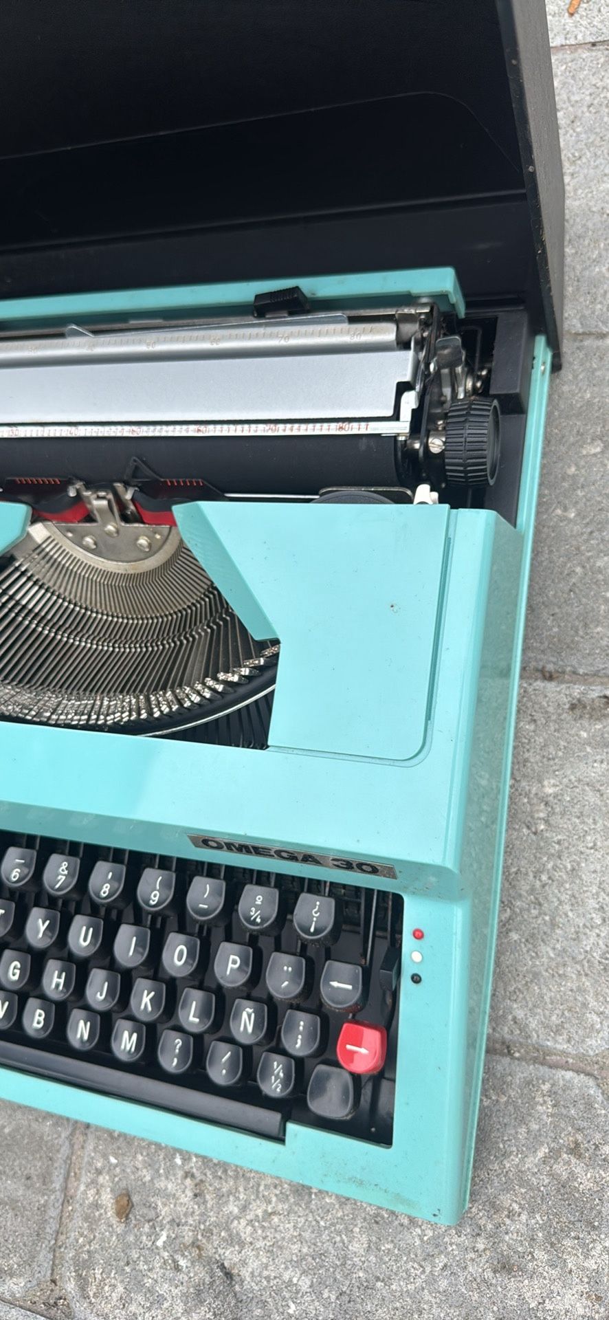 Vintage Typewriter Omega 30 Antique Portable