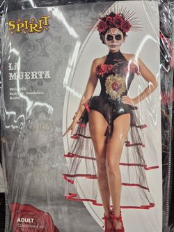 Spirit Halloween La Muerta Costume Adult Medium