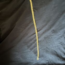  Yellow Gold Laughing Buddha Pendant with 22" Rope 10KChain - Real Gold Good Luck Charm Necklace