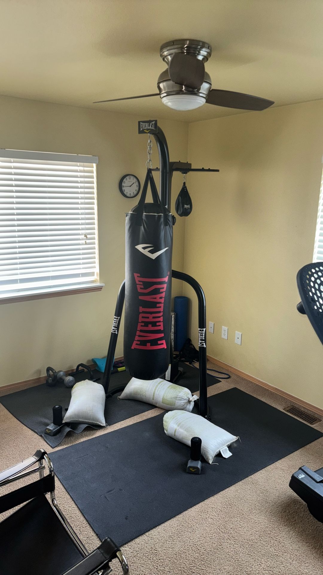 Everlast Heavy Bag & Speed Bag Stand – Great Condition + Sandbags