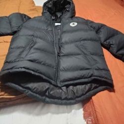 MEN'S PUFFER CONVERSE HOODED JACKET - SMALL / MEDIUM