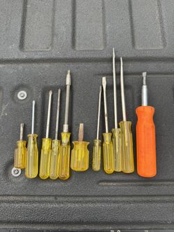 Screwdriver Set Flat And Phillips 11pc