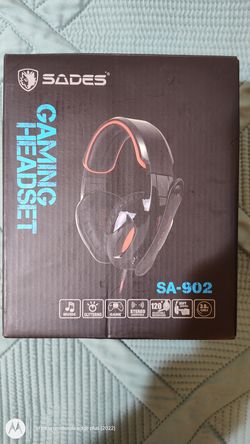 SADES SA-902 7.1 USB Surround Sound Gaming Headset Brand New/never used