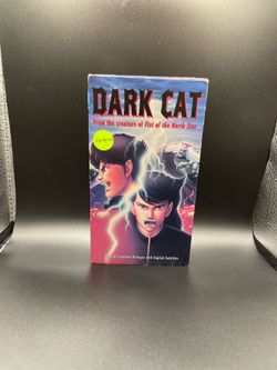 Rare dart cat VHS 1998 vintage Anime-English subtitle-kitty media horror OVA