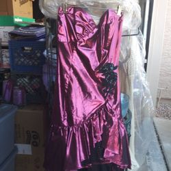 Magenta prom or evening gown