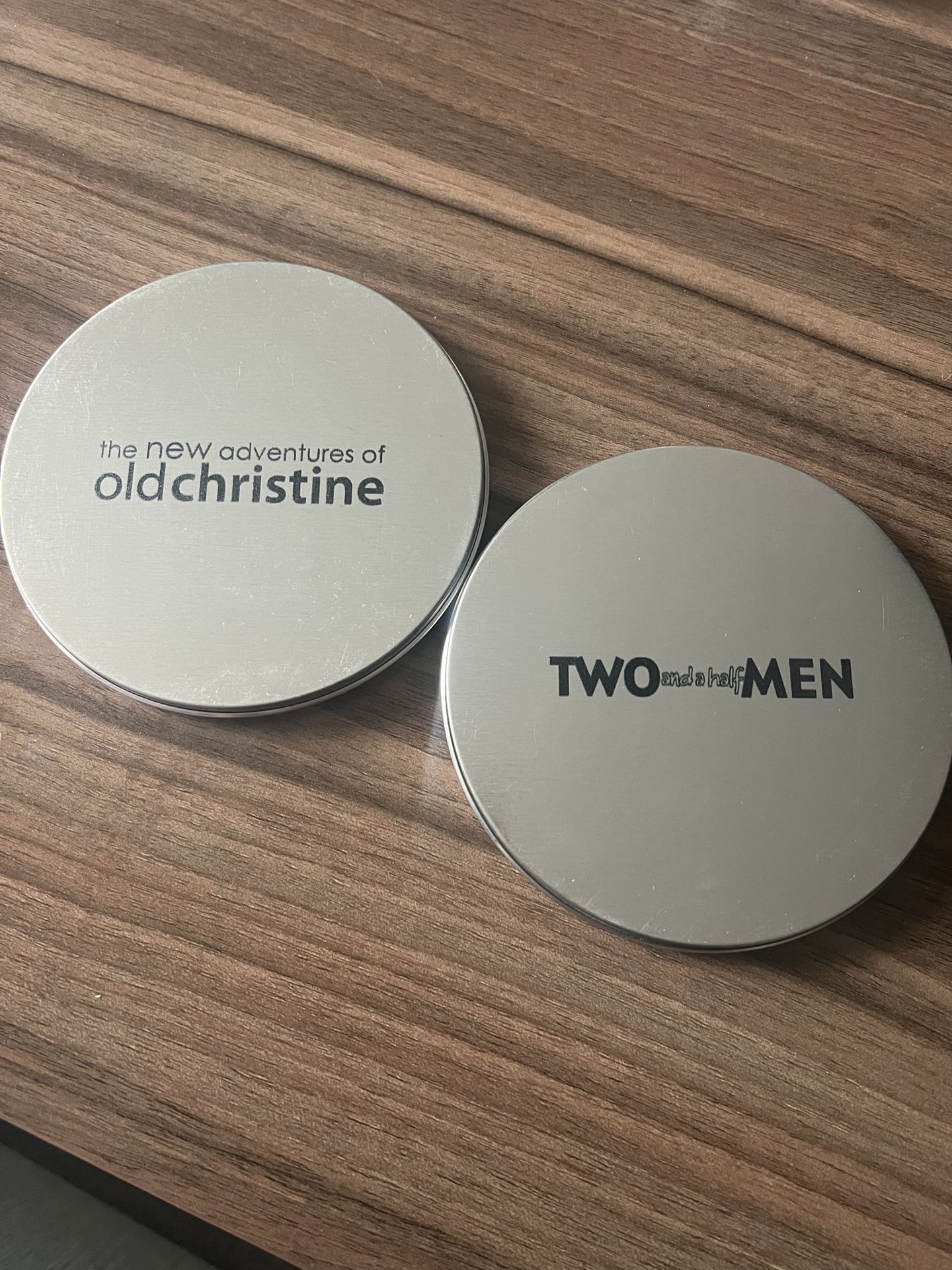 Two and a Half Men & New Adventures of Old Christine Vintage Style Film DVD Holder