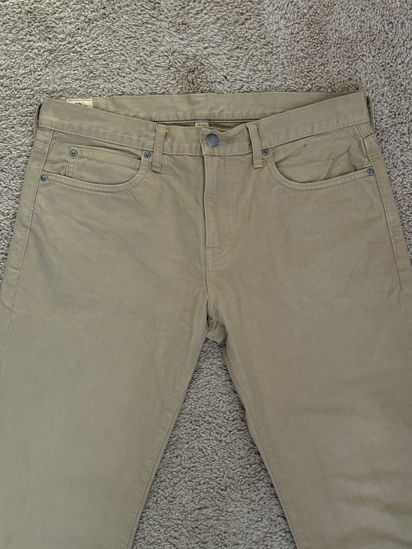 J. Crew Jeans / Style 484 / Men’s size 34 x 34 / Tan