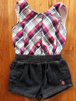 U.S. Polo 24 month jumpsuit girl