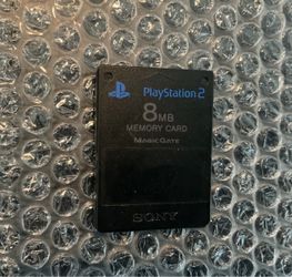PS2 PlayStation memory cards