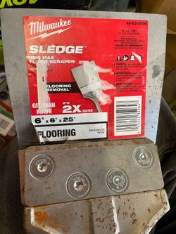 Milwaukee 6 in. SLEDGE SDS-MAX Floor Scraper@Mil-724