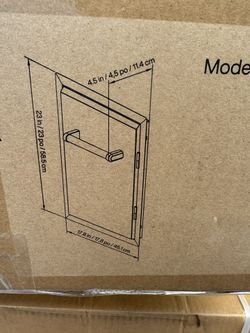Stainless Steel Single Bbq Door 