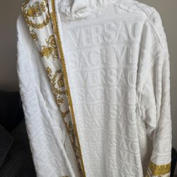 White Versace Robe XL