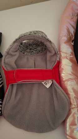 Coleman Red extra small dog coat