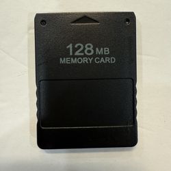 PS2 MEMORY CARD 128MB for SONY PS2 SLIM CONSOLE