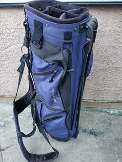 Blue Golf Stand Bag with Carry Strap