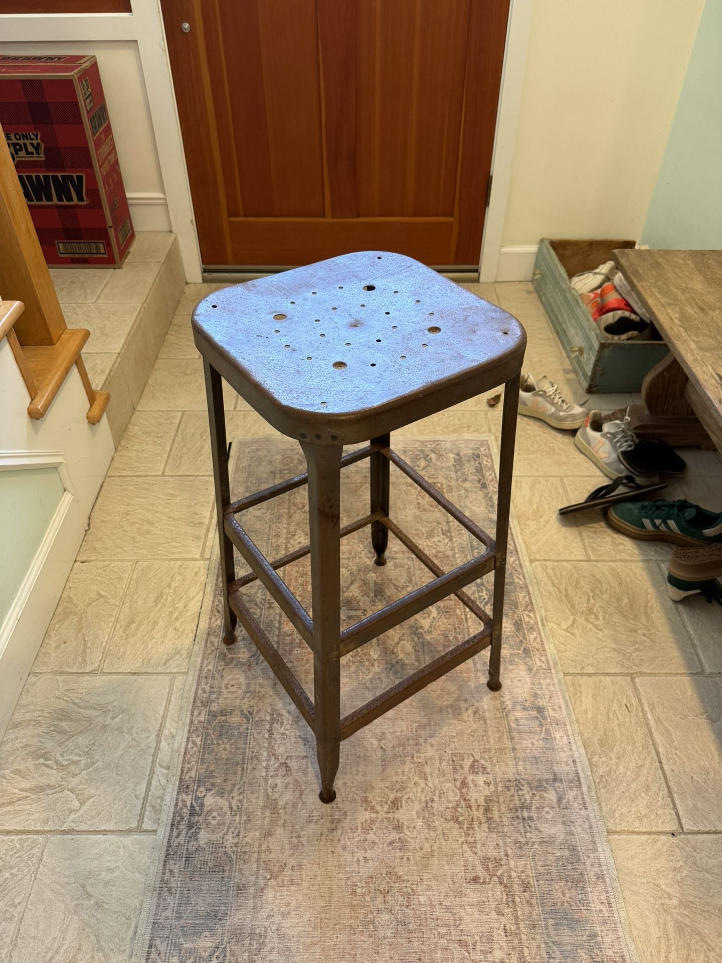 2 Metal Stools