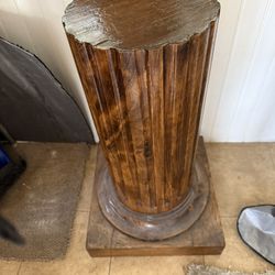 Vintage Wooden Stand with Base 30”x 12”