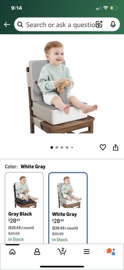 Booster Seat for Kitchen Chair, Toddler Booster Seat for Dining Table with Backrest and Safety Buckles, Portable Non-Slip Bottom Toddler Booster seat 