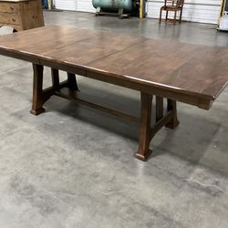 Solid Mango Wood Expandable Dining Table