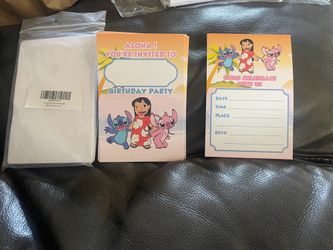 LILO & stitch invitations