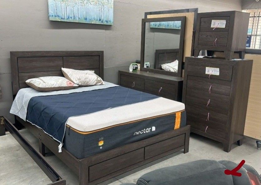 PLATFORM 5PC QUEEN BEDROOM SET 