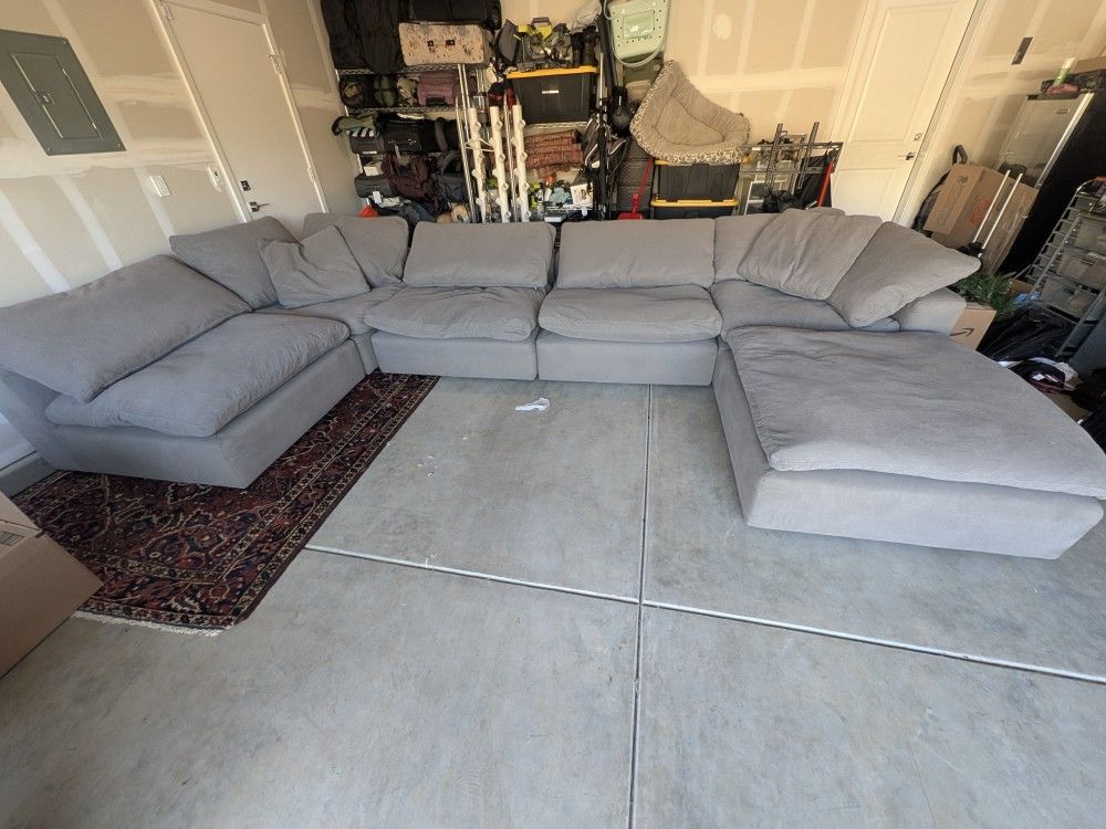 6-Piece Dream Gray Modular Sectional