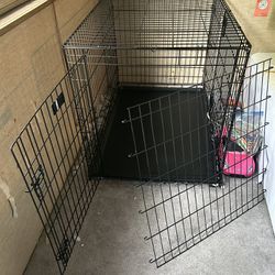 Large Folding Wire Dog Crate