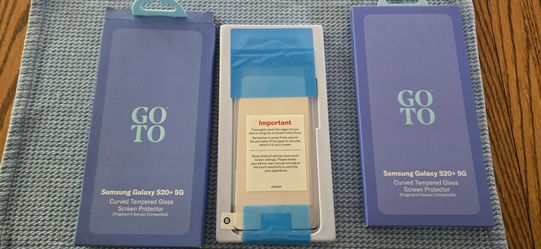 2 Galaxy s 20 + 5g curved tempered glass protectors