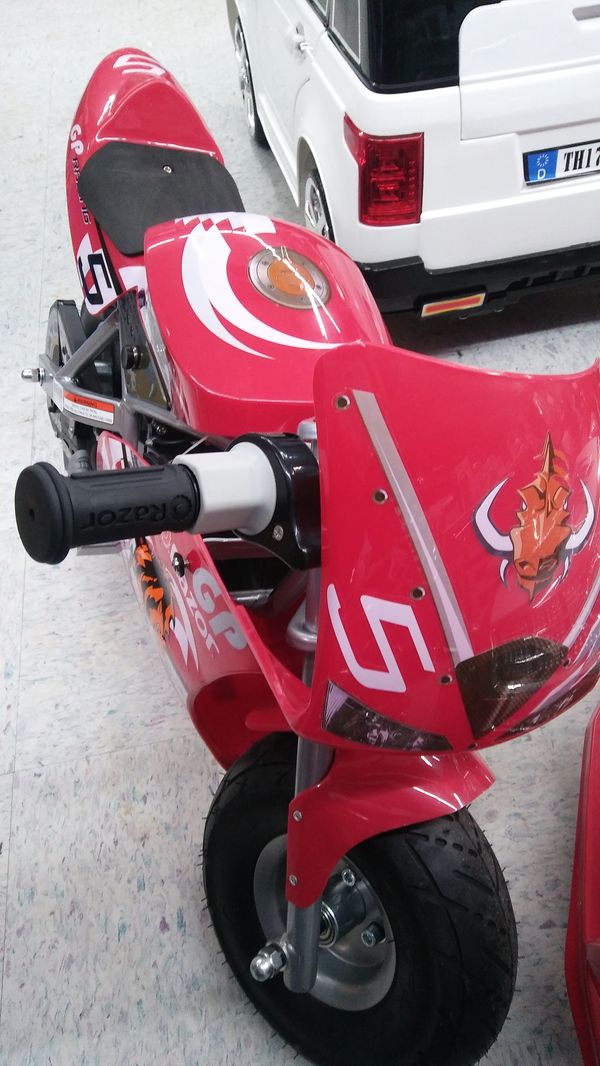 RAZOR POCKET ROCKET 24 V KIDS MINI BIKE 15 MPH RIDE ON ELECTRIC