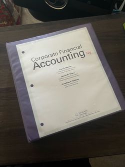 Loose Leaf Corporate Financial Accounting 14e Textbook