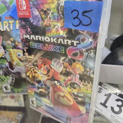 Mario kart 8 deluxe switch game