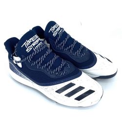 Adidas Men's Icon V Bounce Low Metal Baseball Cleats Navy Blue 13.5