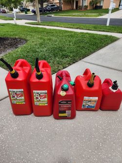 Used Empty Gas Cans